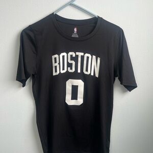 NBA  Celtics Jayson Tatum Tee with White Print